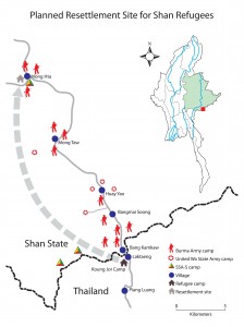 Planned Resettlement Sites in Shan State