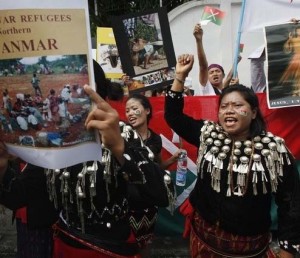 Kachin Protest in Bangkok 11 Jan 2013 © Reuters