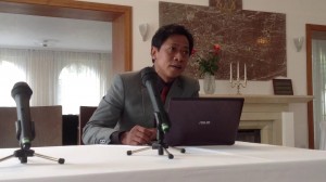 Htay Kywe in Geneva 1 Mar 2013