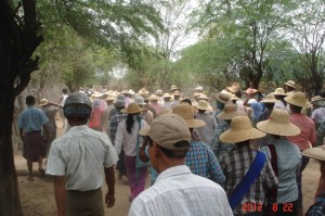 Letpadaung Copper Mine Protestors 22 Aug 2012 © Open Society Monywa