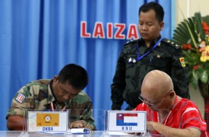 Laiza Agreement 2 Nov 2013 by JPaing/The Irrawaddy