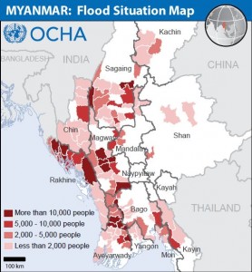 Flood in Burma