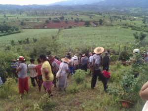 07-13-2016-Villagers finding the site where 5 bodies were buried on June 29 2016